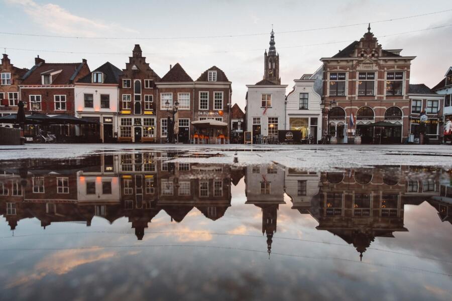 alte niederländische Stadt