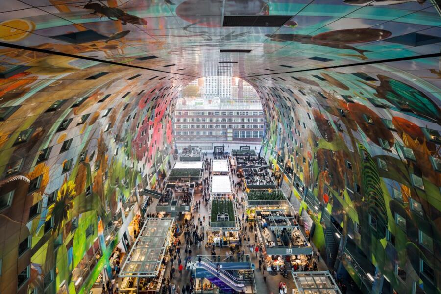 De markthal in Rotterdam