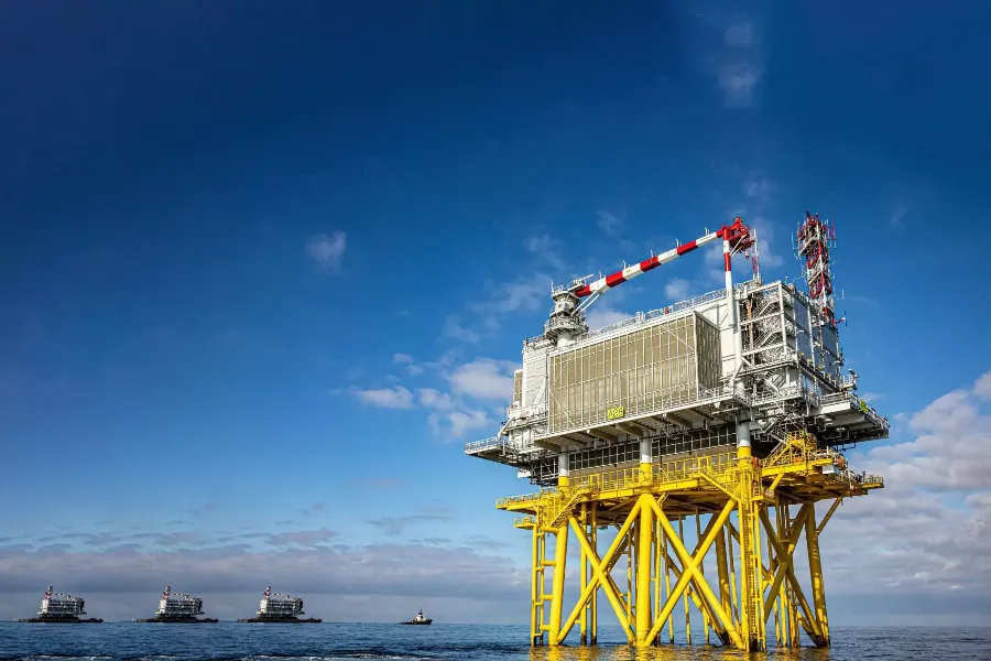 een offshore energy platform